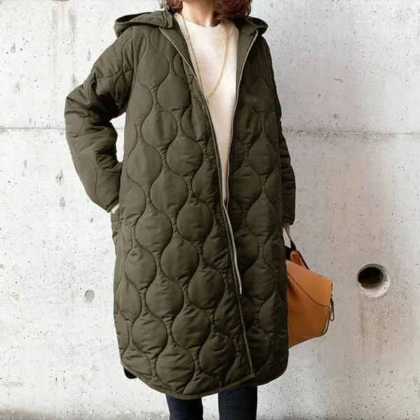 Insulated Ladies Waterproof Jacket with Hood