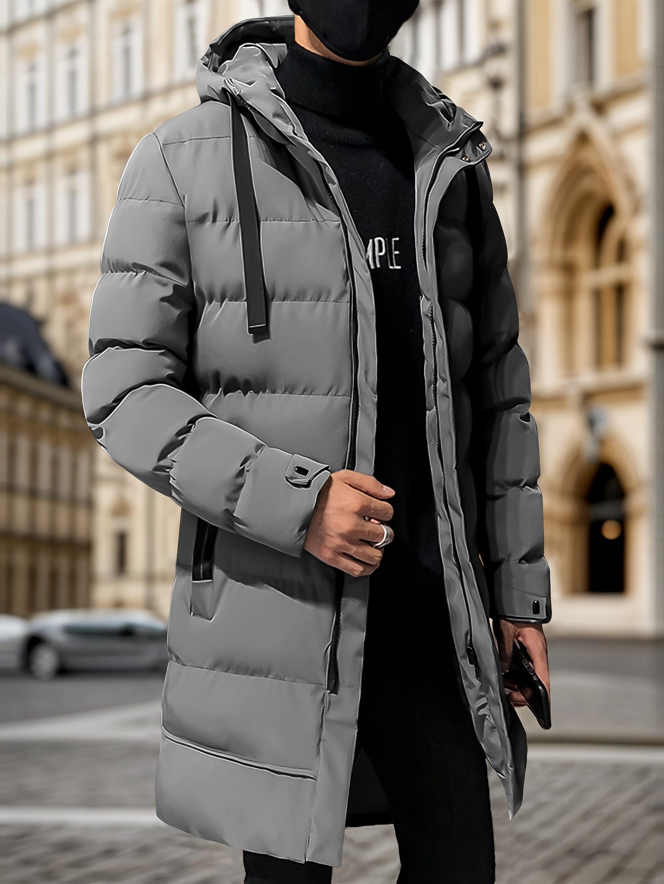 Warm Insulated Men's Rain Jacket