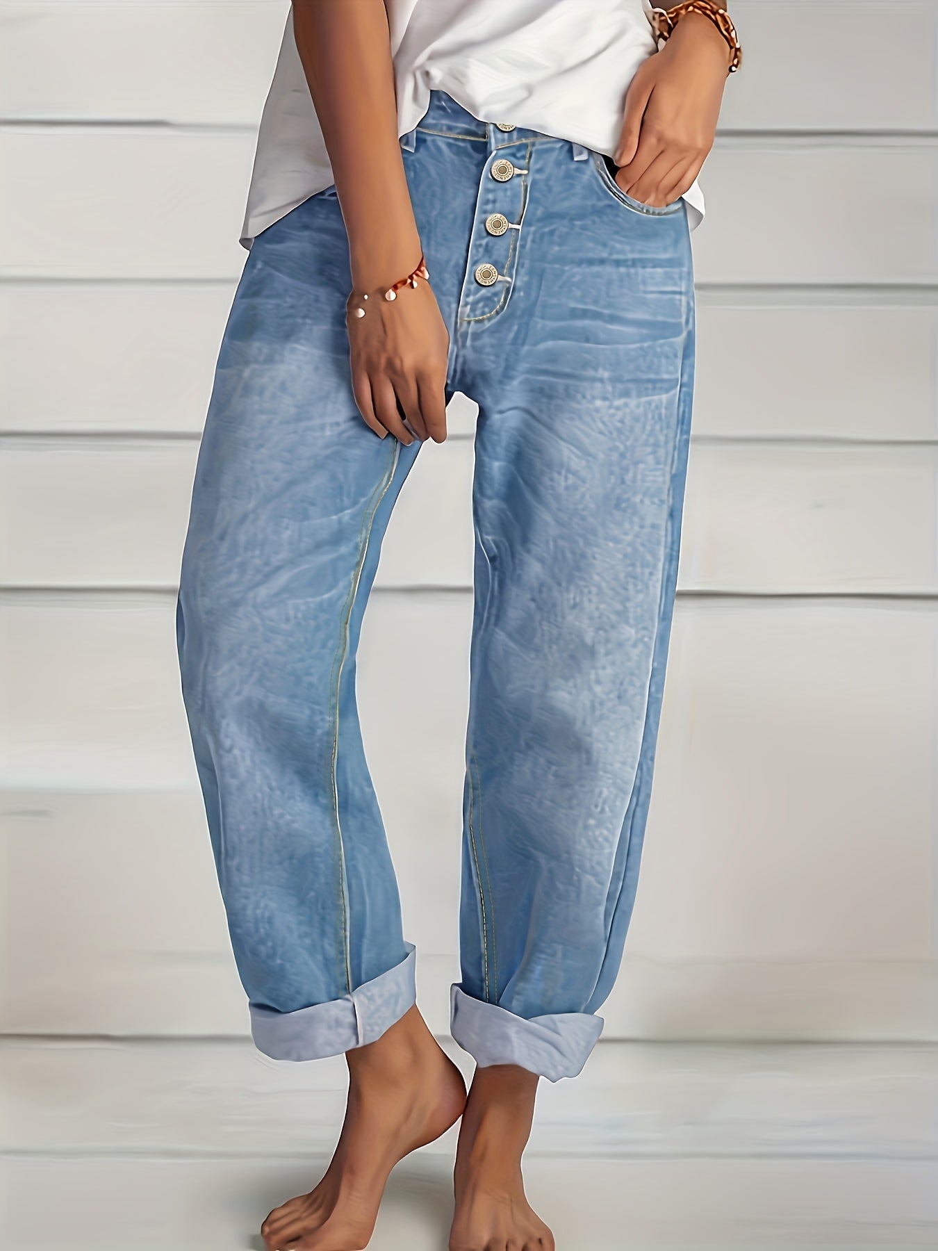 Comfortable Wide Leg Women's Everyday Pants - OutfitLondon