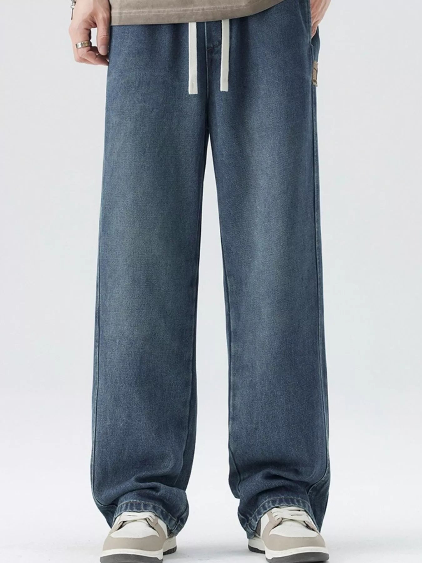 Comfortable Mens Stretch Waist Jeans