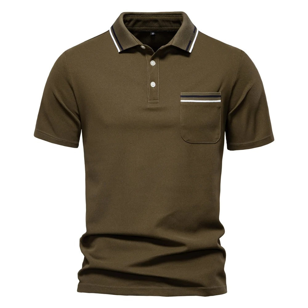 Timeless Polo Shirt with Chest Pocket