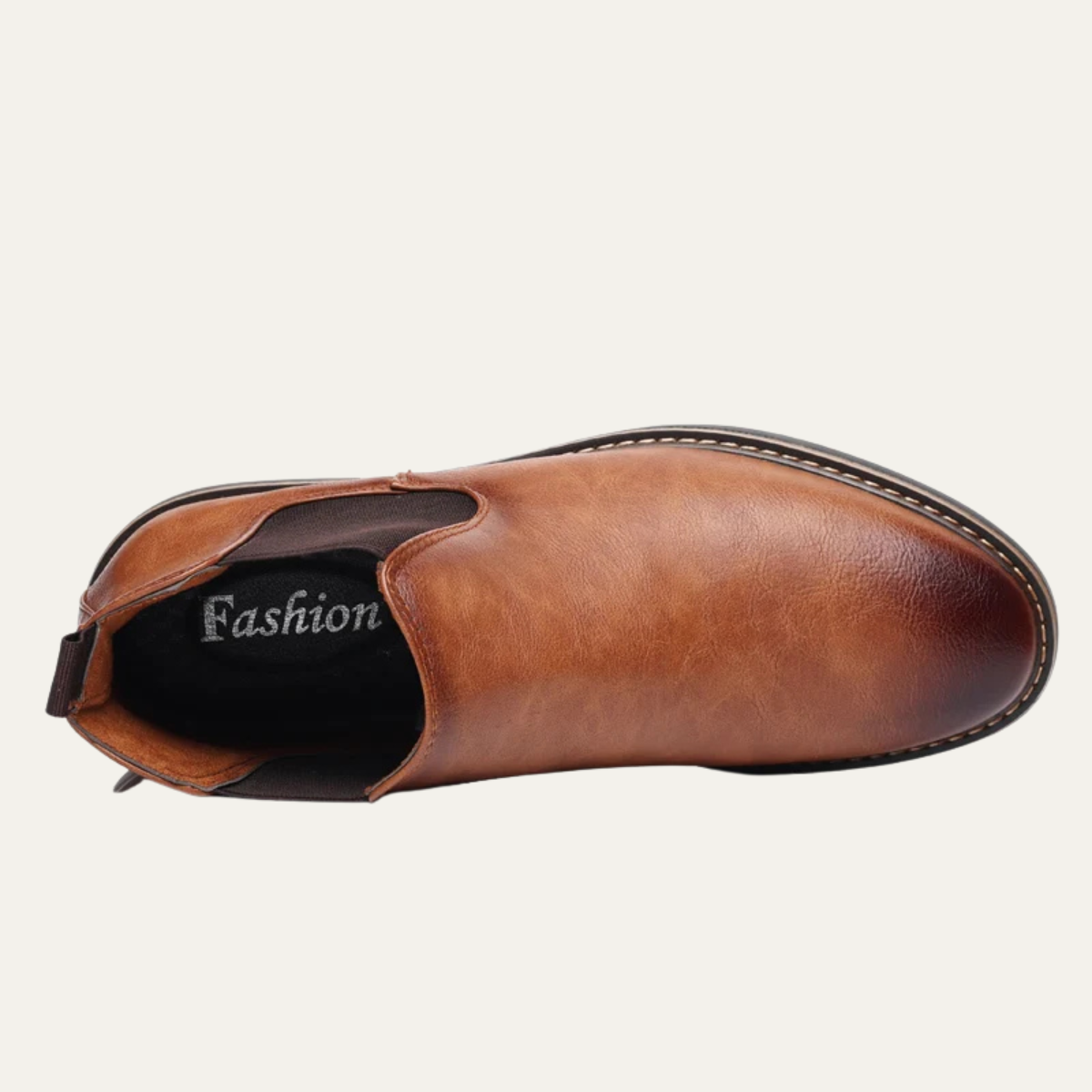 Classic Men's Leather Slip On Chelsea Boots