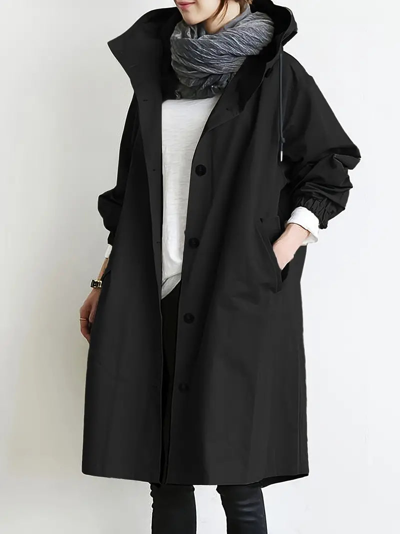 Breathable Ladies Waterproof Daily Rain Coat