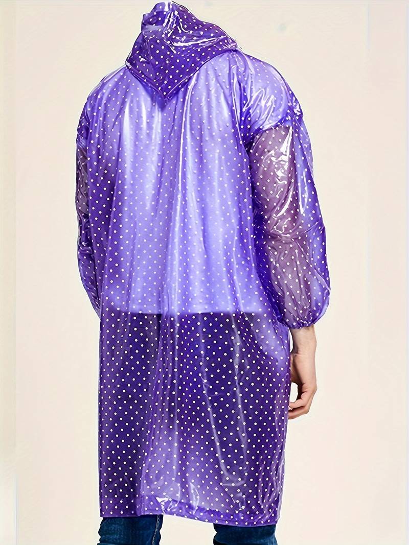 Rainy Day Women's Dots Waterproof Coat