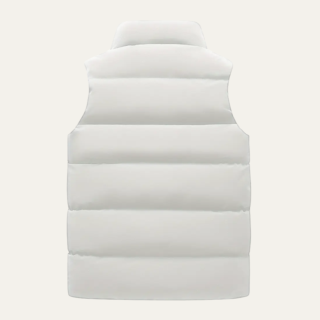 Warm Insulated Sleeveless Puffer Vest for Men