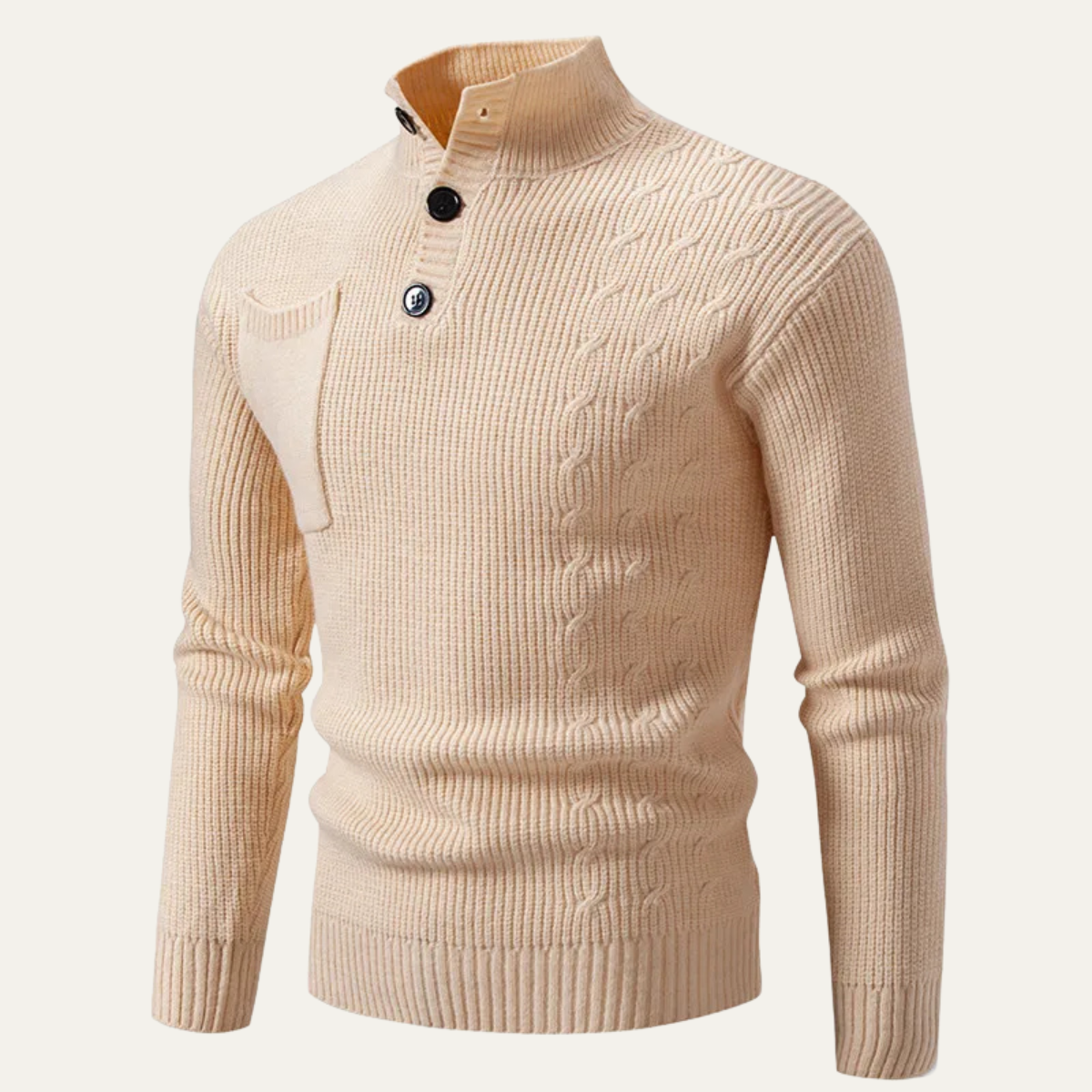 Men's Stylish Crew Neck Winter Knit Sweater