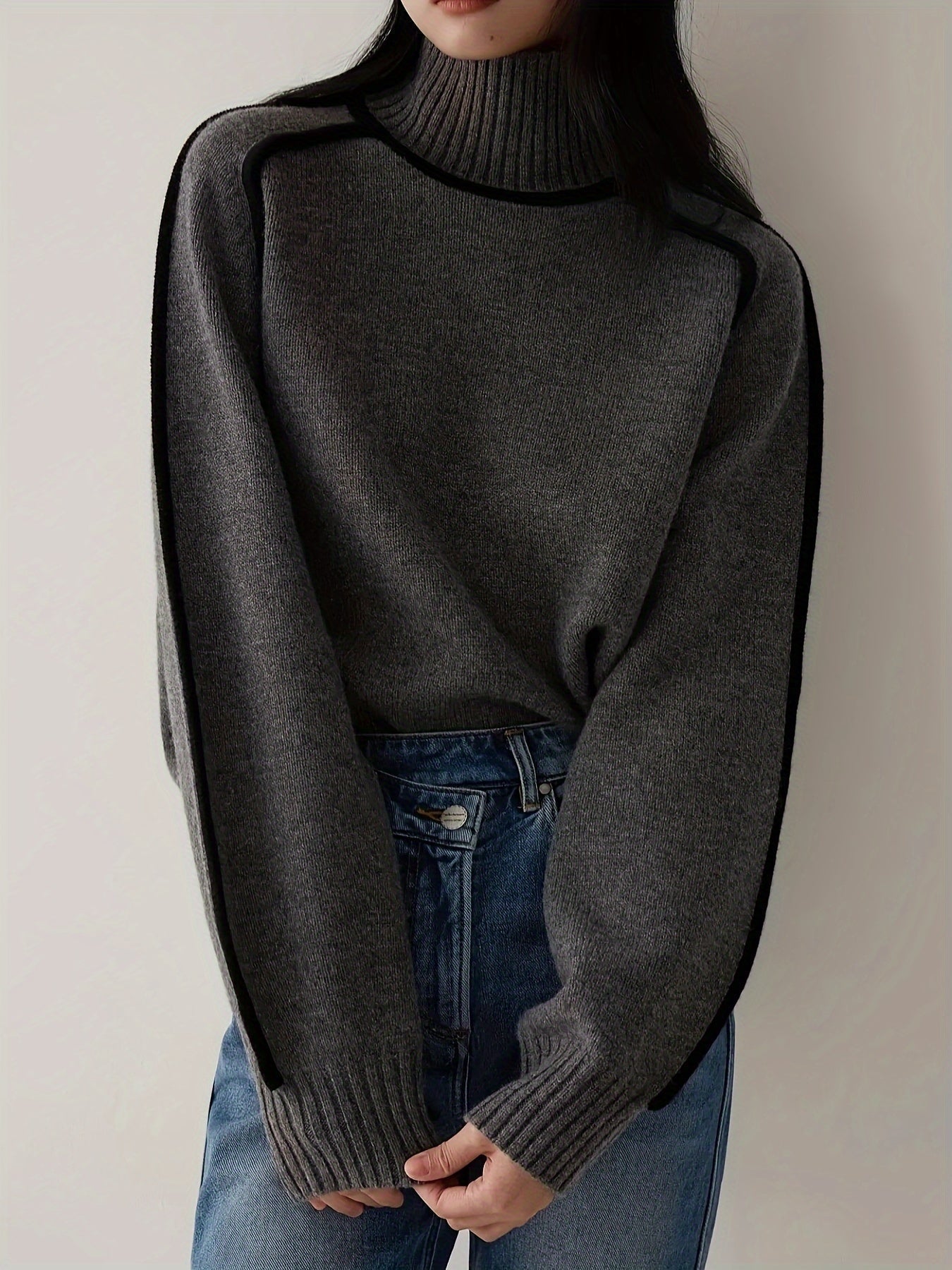 Warm Comfortable Long Sleeve Winter Sweater
