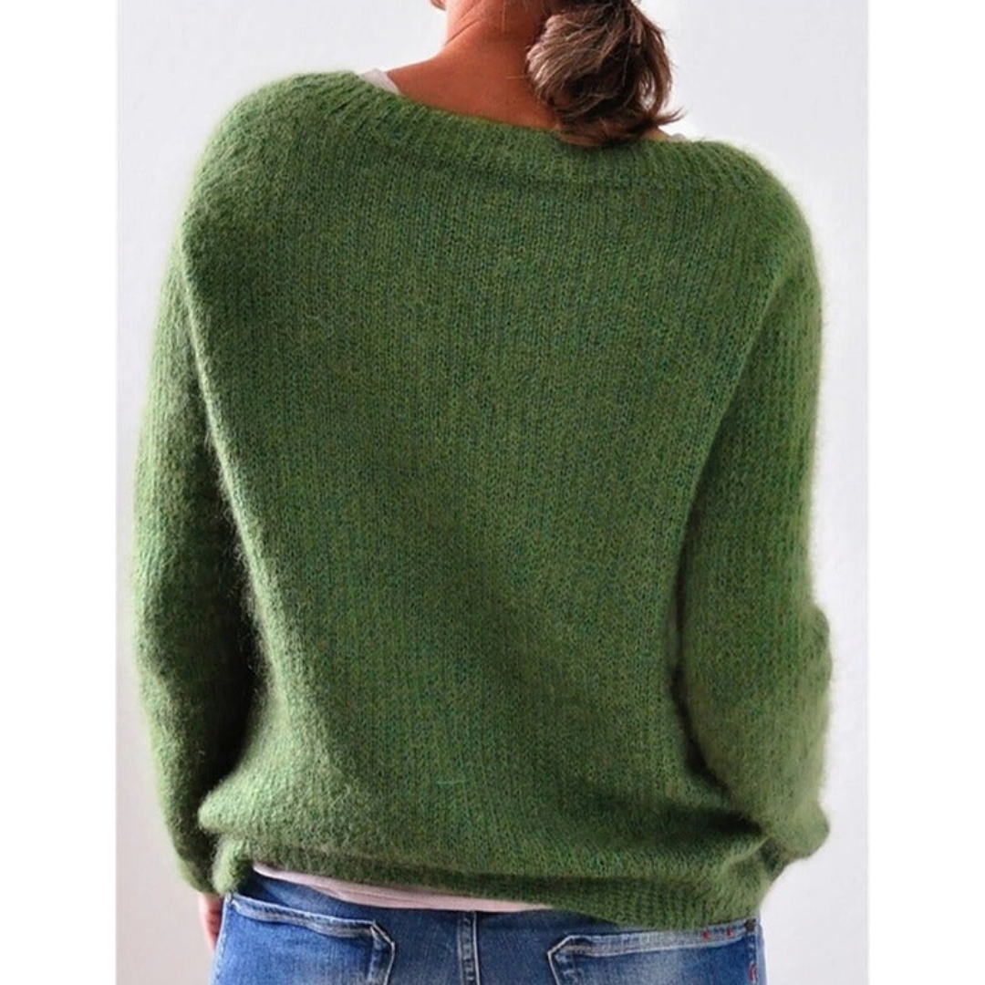 Warm Winter Cable Knit Sweater for Women