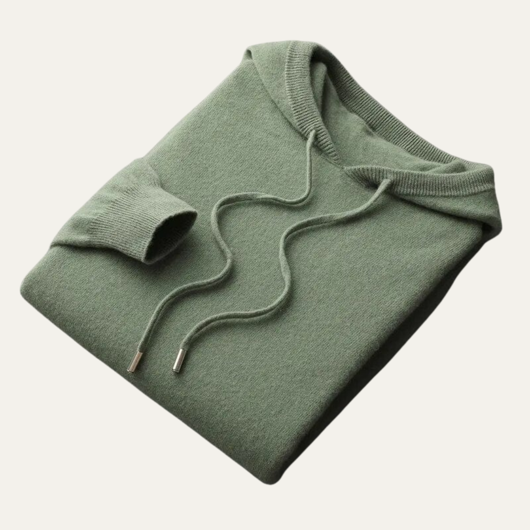 Men's Soft Knit Hoodie Sweater