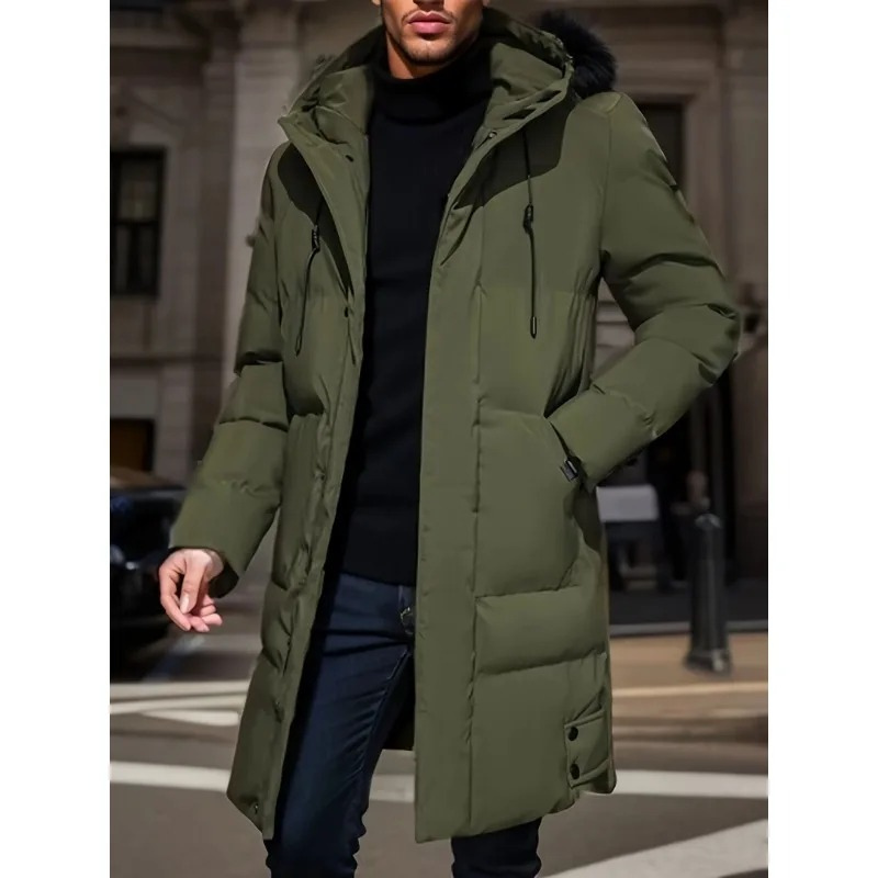 Insulated Water Resistant Mens Puffer Jacket Coat