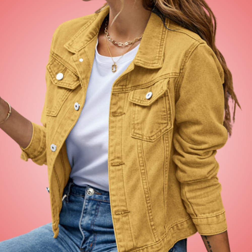 Classic Fit Blue Jeans Jacket