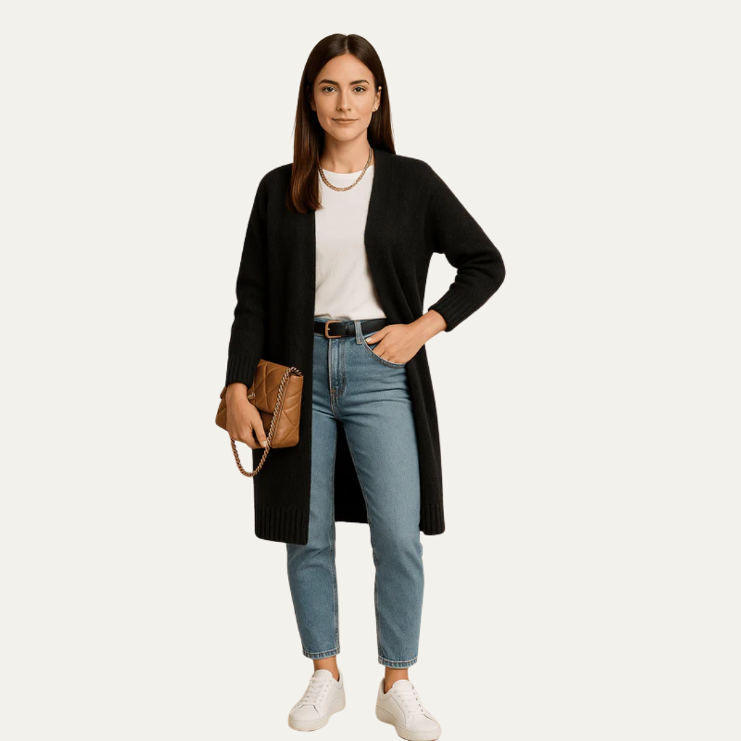 Soft Oversized Open Front Cardigan