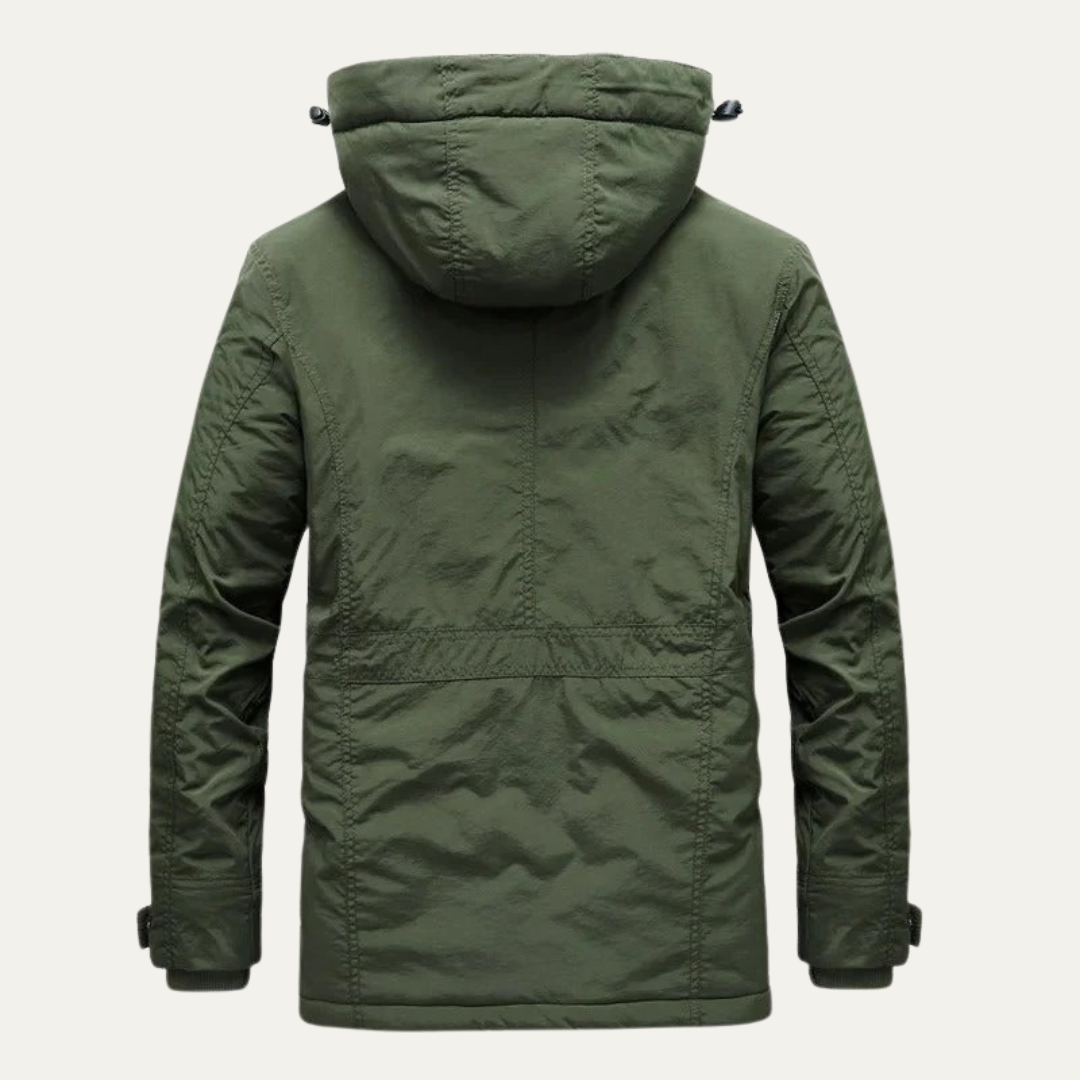 Men's Insulated Waterproof Parka Coat with Hood