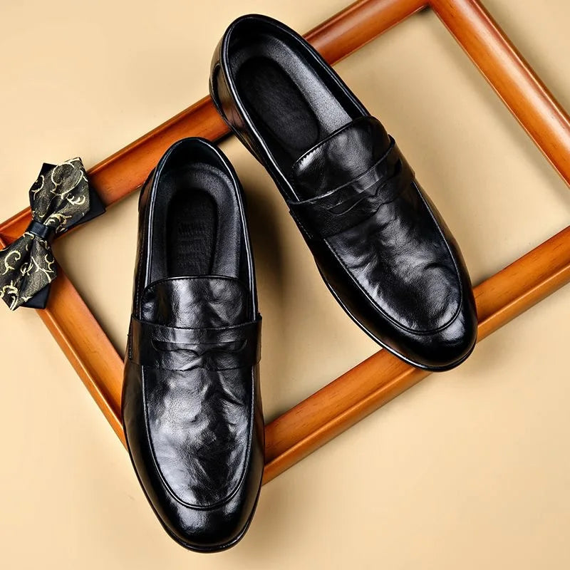 Authentic Premium Leather Slip On Shoe