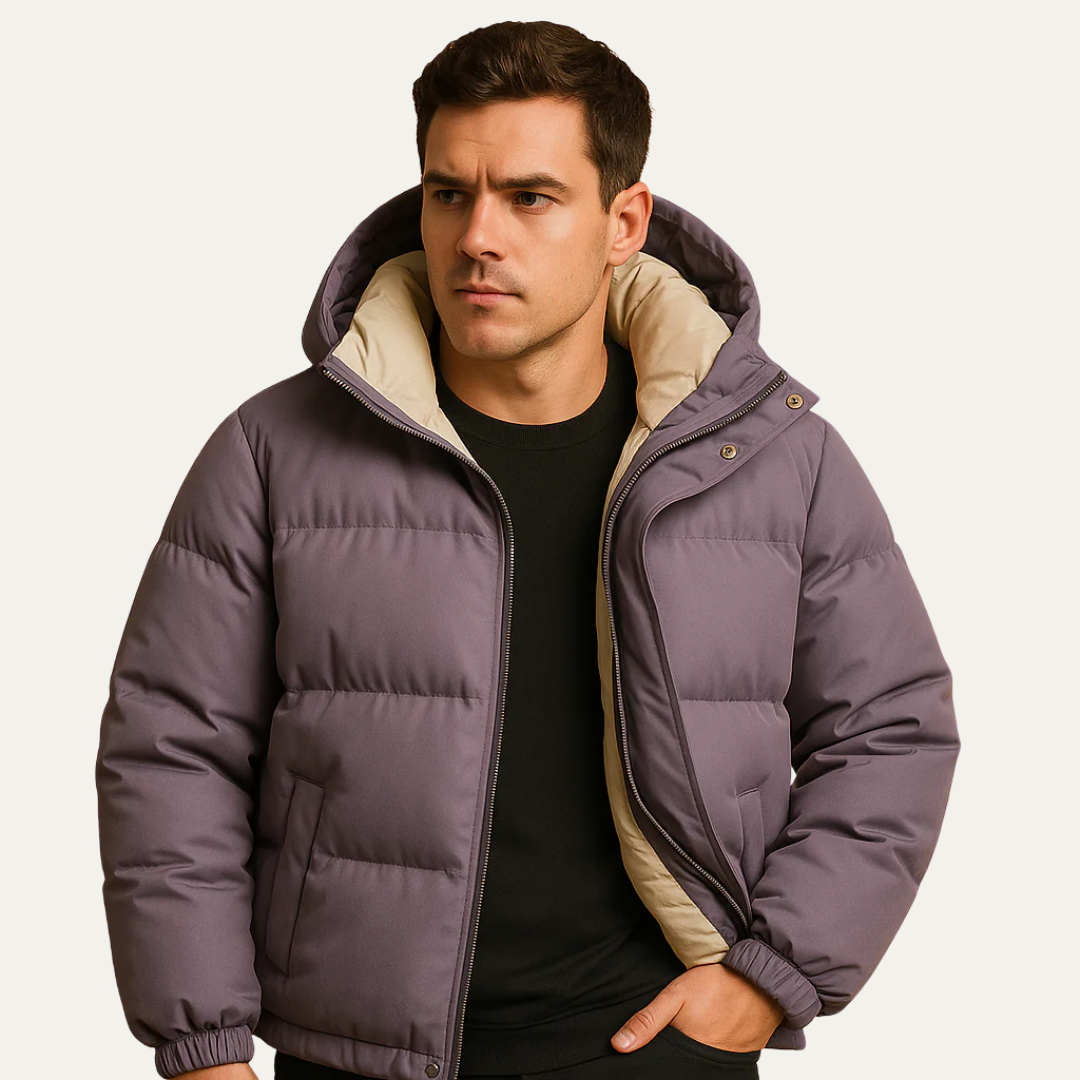 Warm Insulated Men's Down Puffer Coat