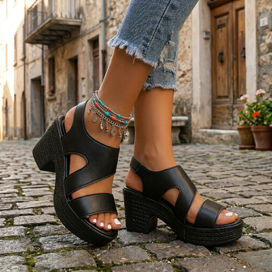 Comfortable High Heel Summer Sandals for Women