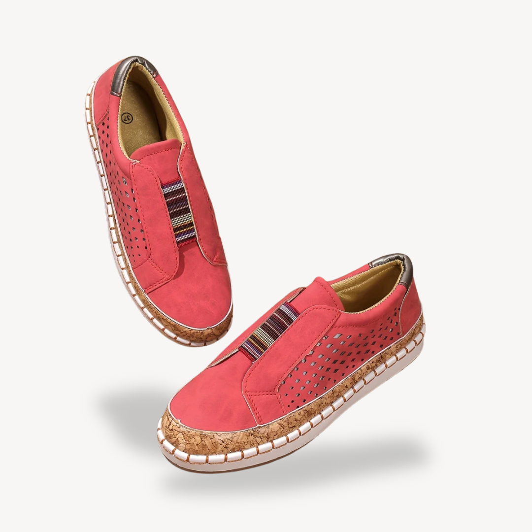 Comfortable Fabric Slip On Shoes Women