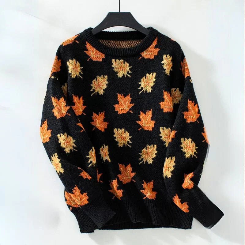 Soft Fall Crew Neck Sweater by Goldi