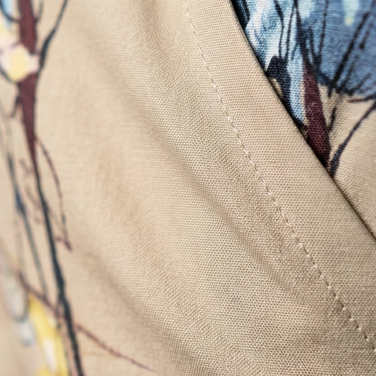 Long Sleeve Print V Neck Women's Dress