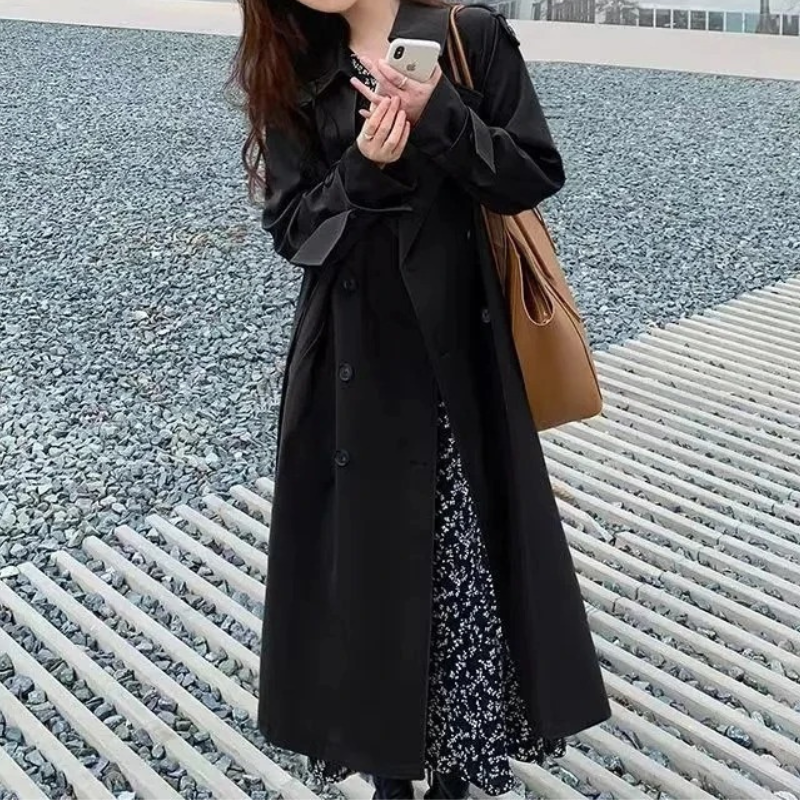 Elegant Waterproof Long Coat