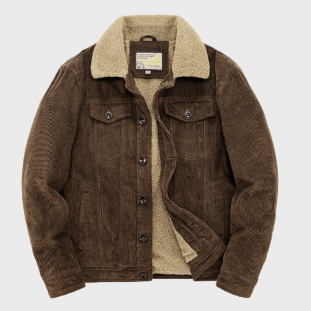 Warm Faux Fur Lined Denim Jacket