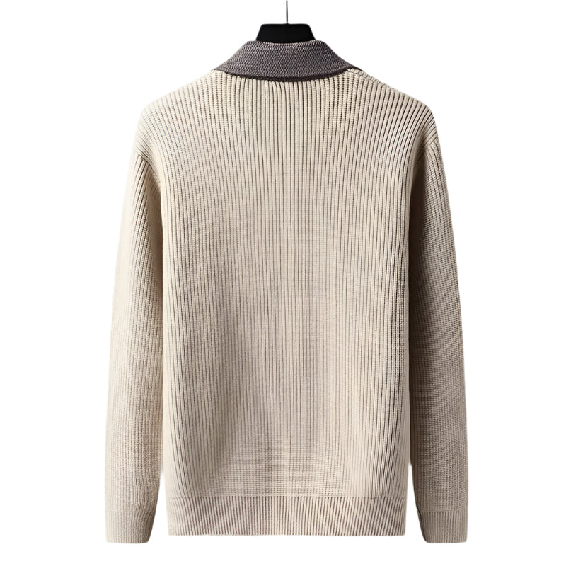 Classic Mens Cardigan Sweater with Pockets