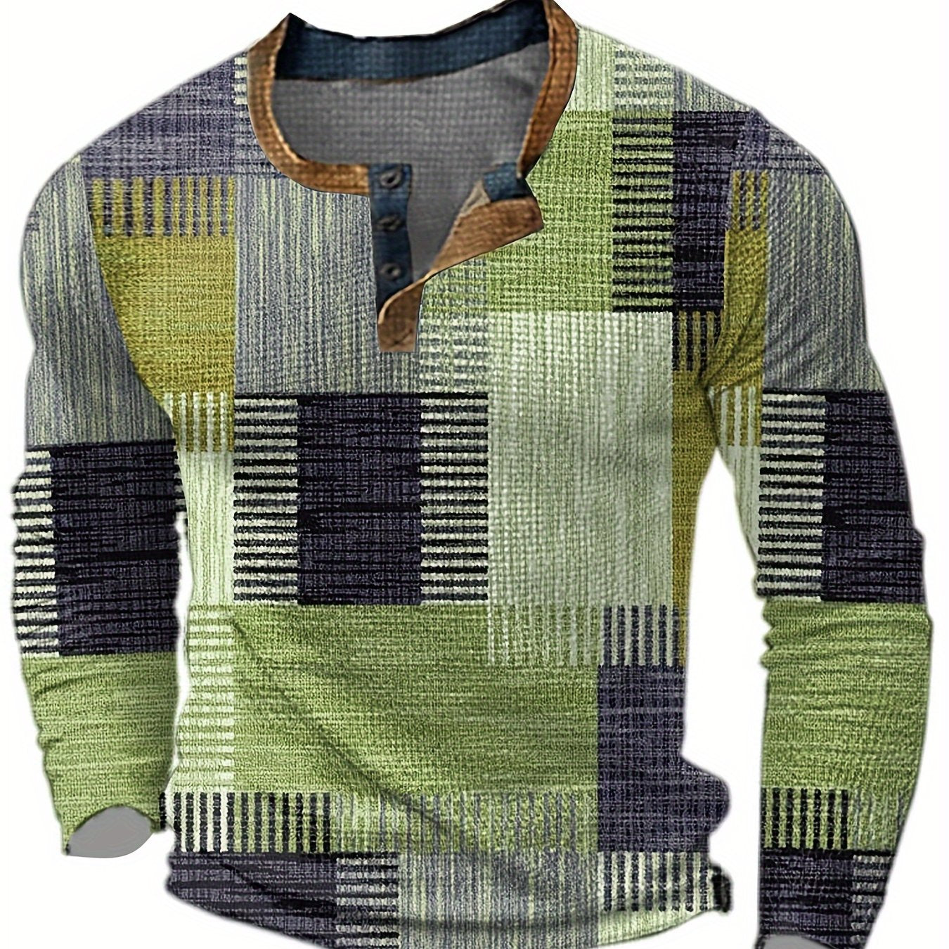 Retro Style Crew Neck Sweater