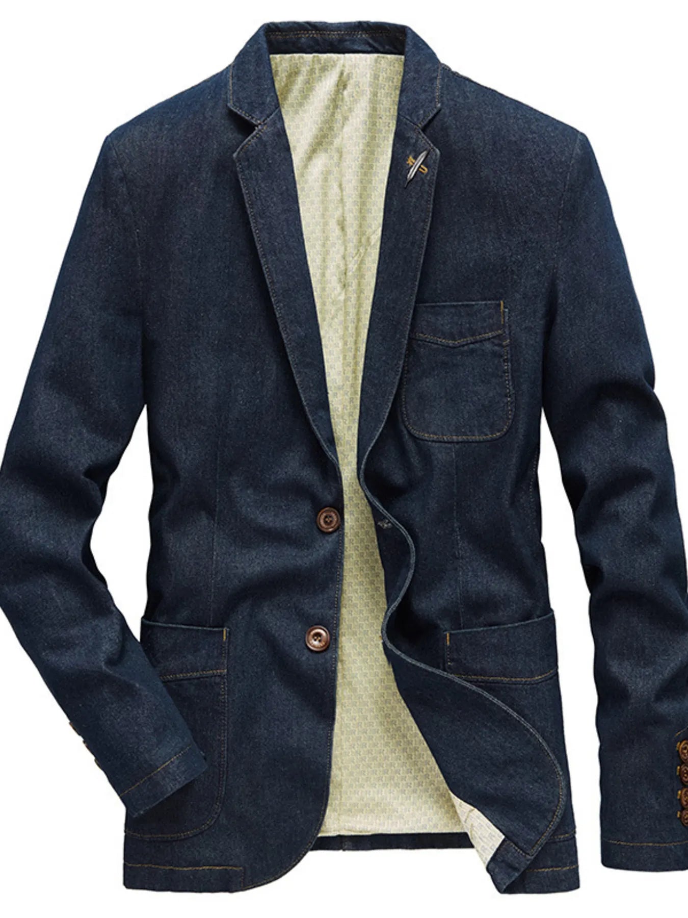 Large Size Slim Fit Jeans Jacket