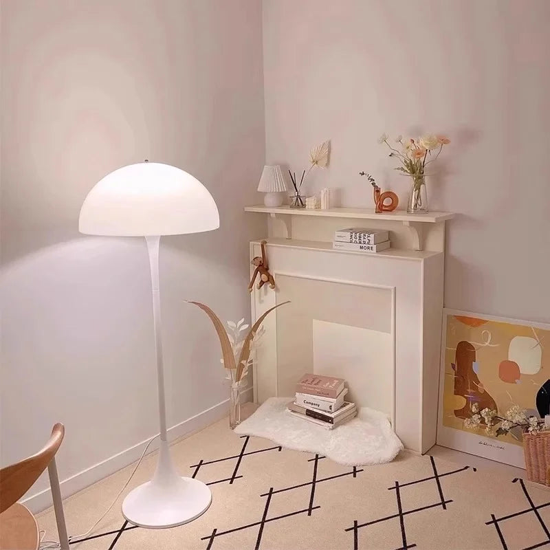 Cozy LED Bedside Floor Lamp in Simple Style