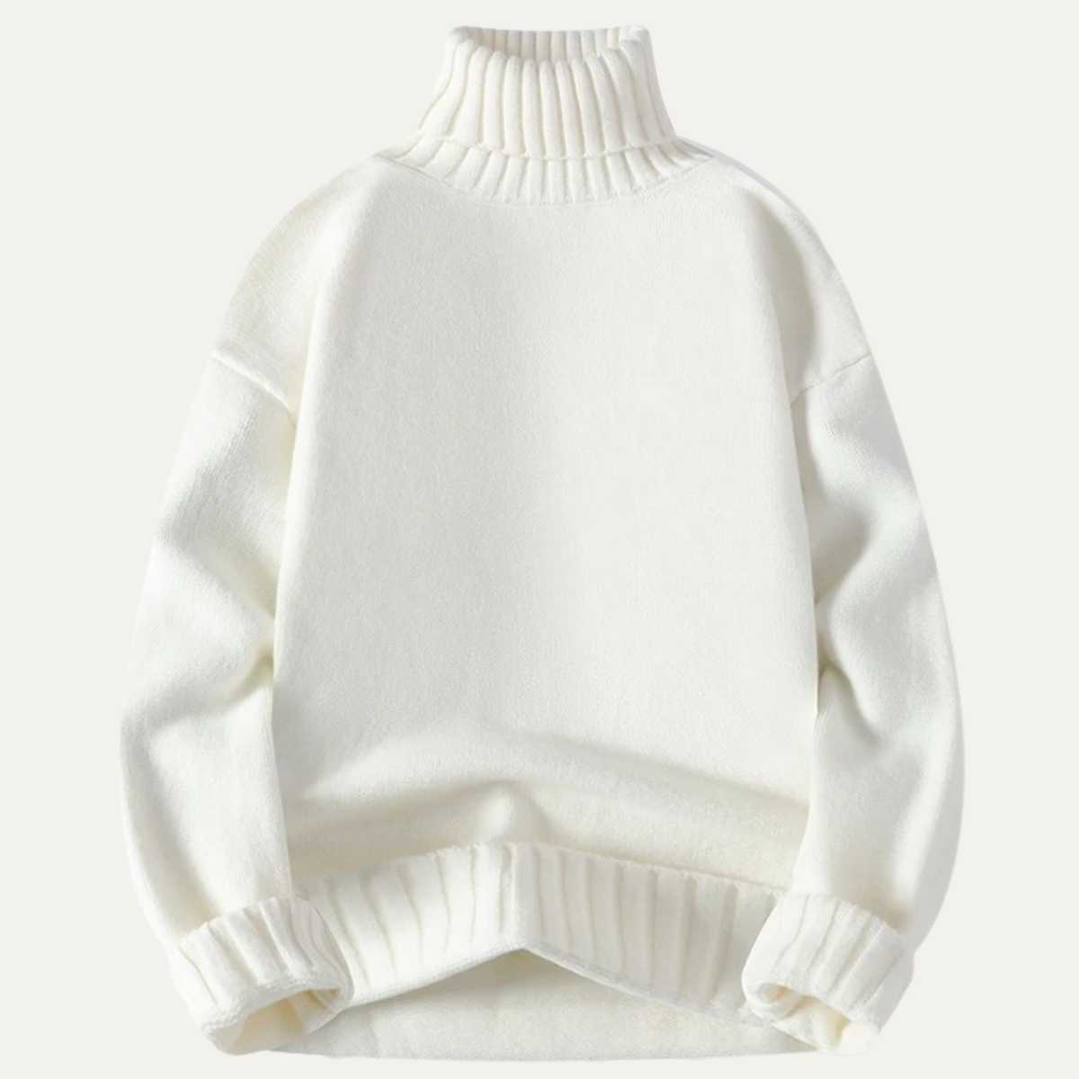 Casual Thick Knit Crew Neck Sweater