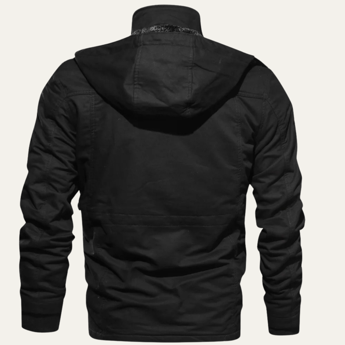 Warm Insulated Men's Cargo Winter Jacket