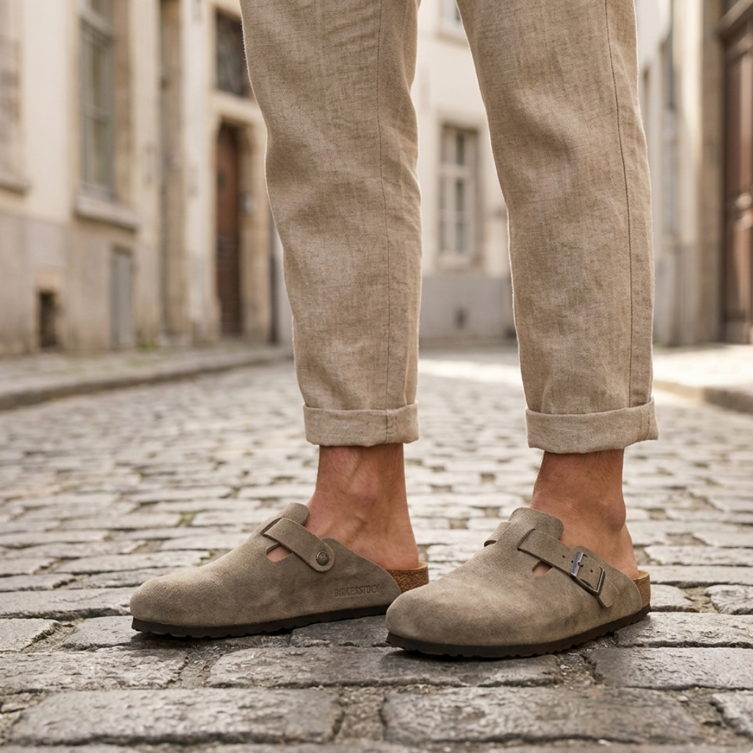 Soft Leather Mule Slip On Comfortable Summer Shoes