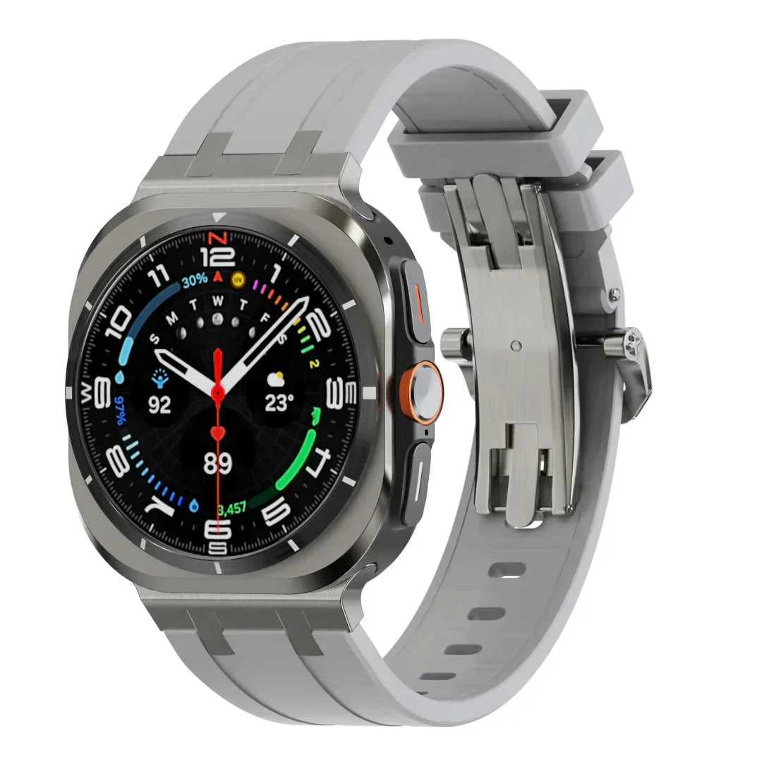 Colorful Butterfly Clasp Soft Strap For Samsung Watch