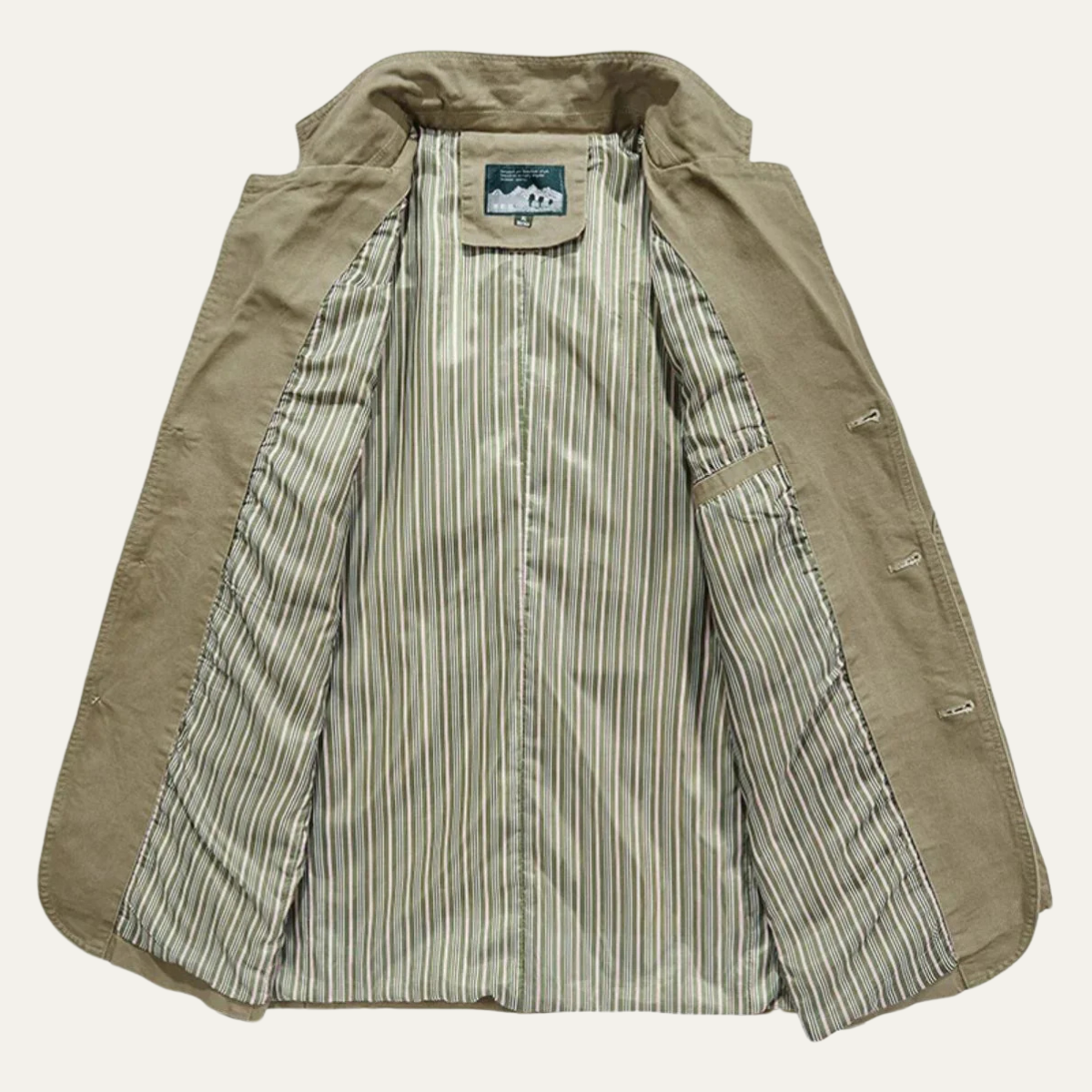 Relaxed Fit Men's Classic Cotton Blazer