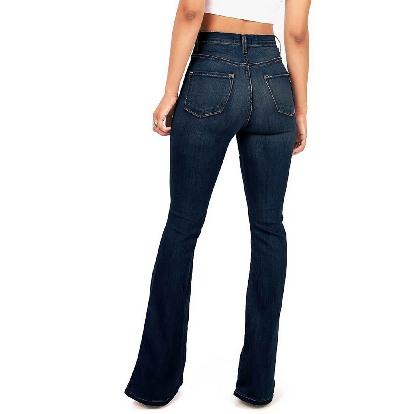 Fitted Ladies Relaxed Flare Jeans