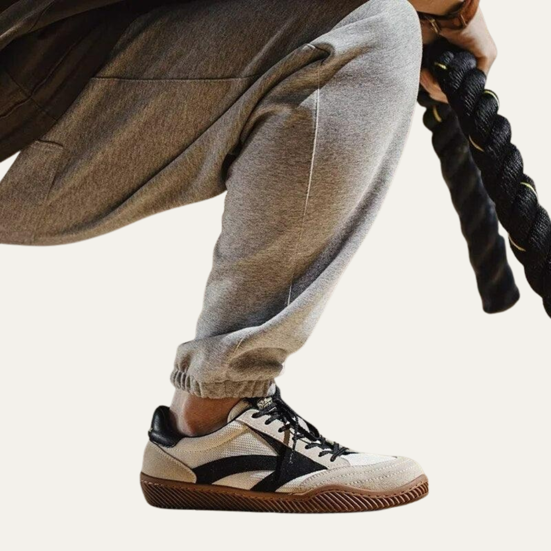Classic Vintage Lace Up Sneakers For Men