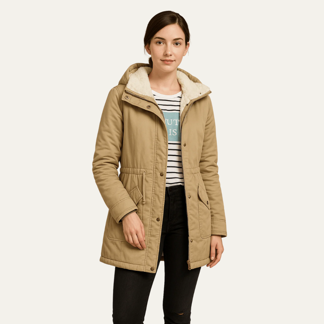Ladies Long Waterproof Winter Coat