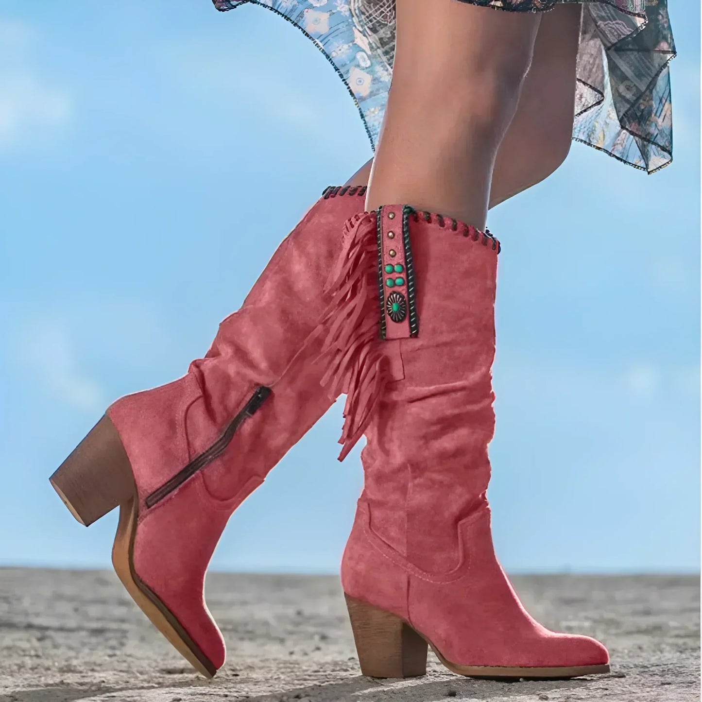 High Heel Country Riding Boots for Ladies