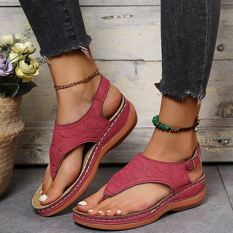 Women's Low-Wedge Women Orthopedic Sandals