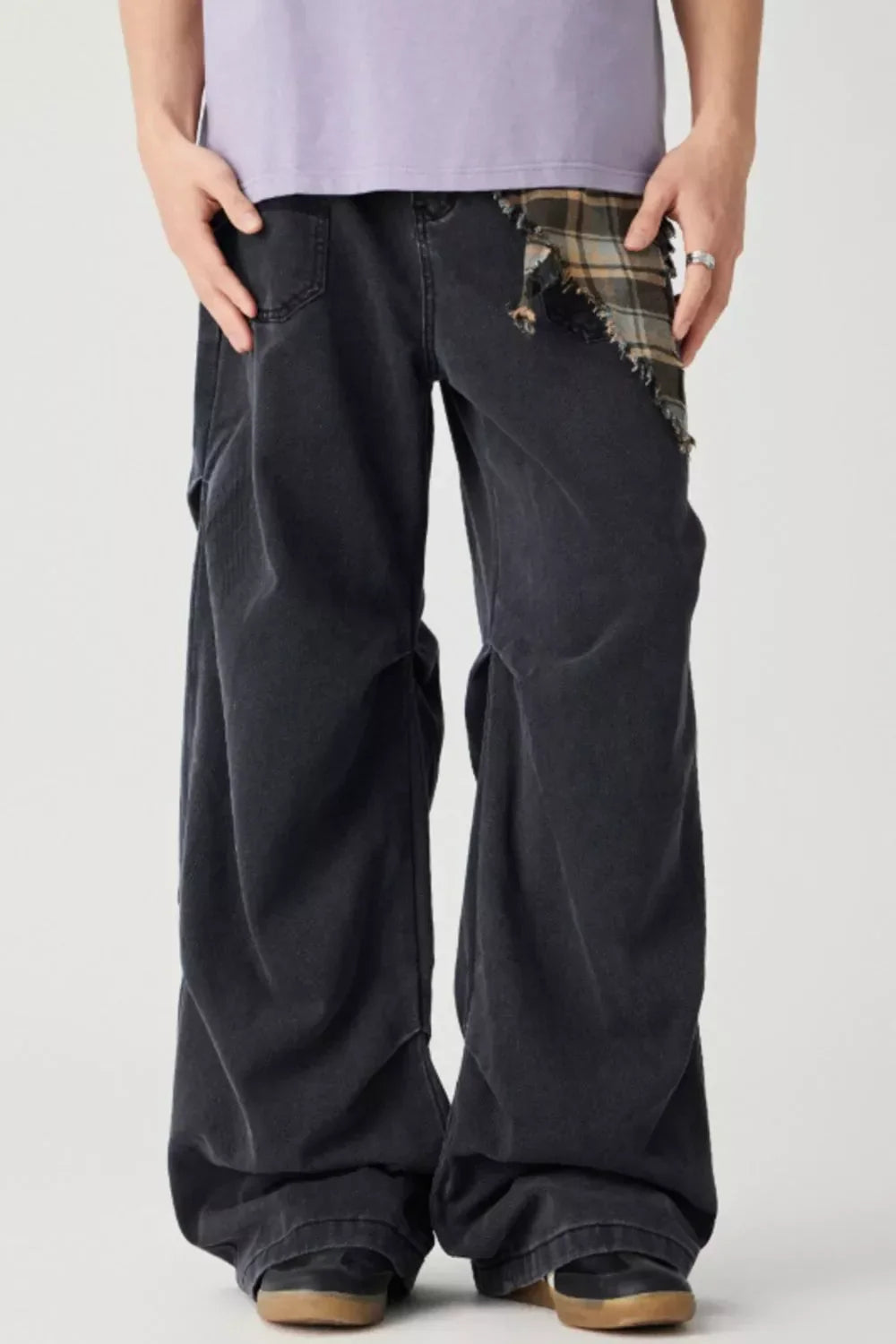 Relaxed Fit Straight Leg Men's Jeans