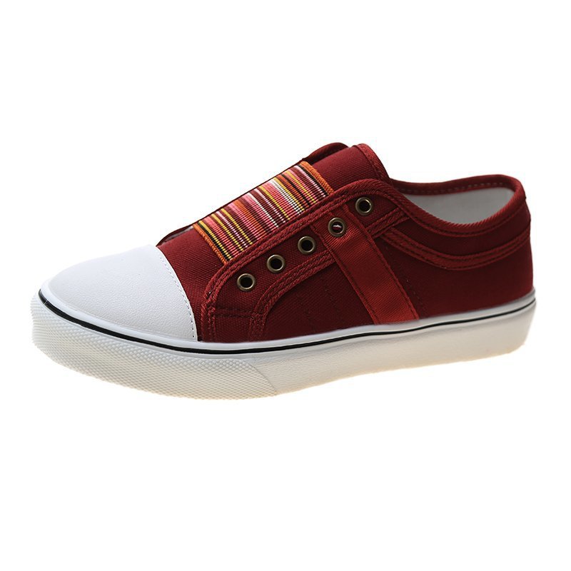 Women's Lace-up Flat Heel Sneakers
