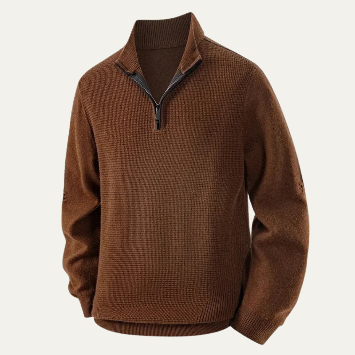 Warm Men's Thick Fleece Half Zip Jumper Sweatshirt