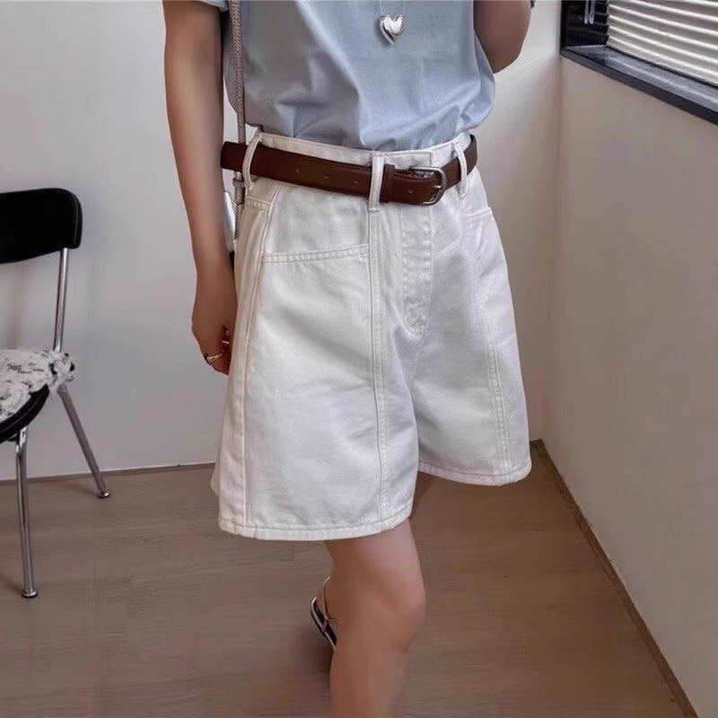 Women's Casual Cotton Cropped Relaxed-Fit Bermuda Shorts
