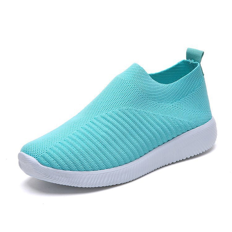Women Shoes Knitting Sock Slip On Flat Sneakers