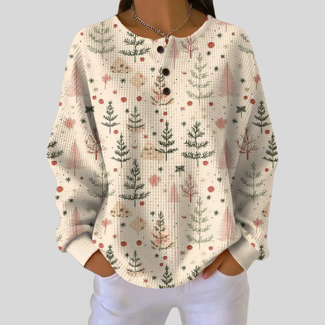 Cozy Holiday Crew Neck Sweatshirt - OutfitLondon