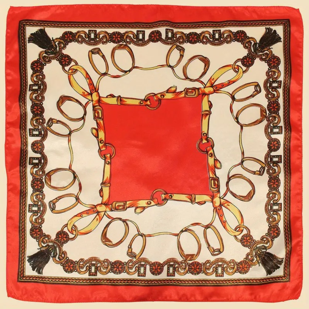 Fashionable Chain Pattern Scarf