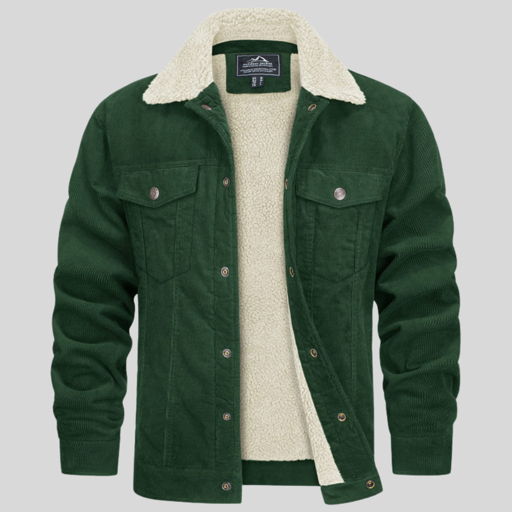 Warm Casual Mens Denim Coat