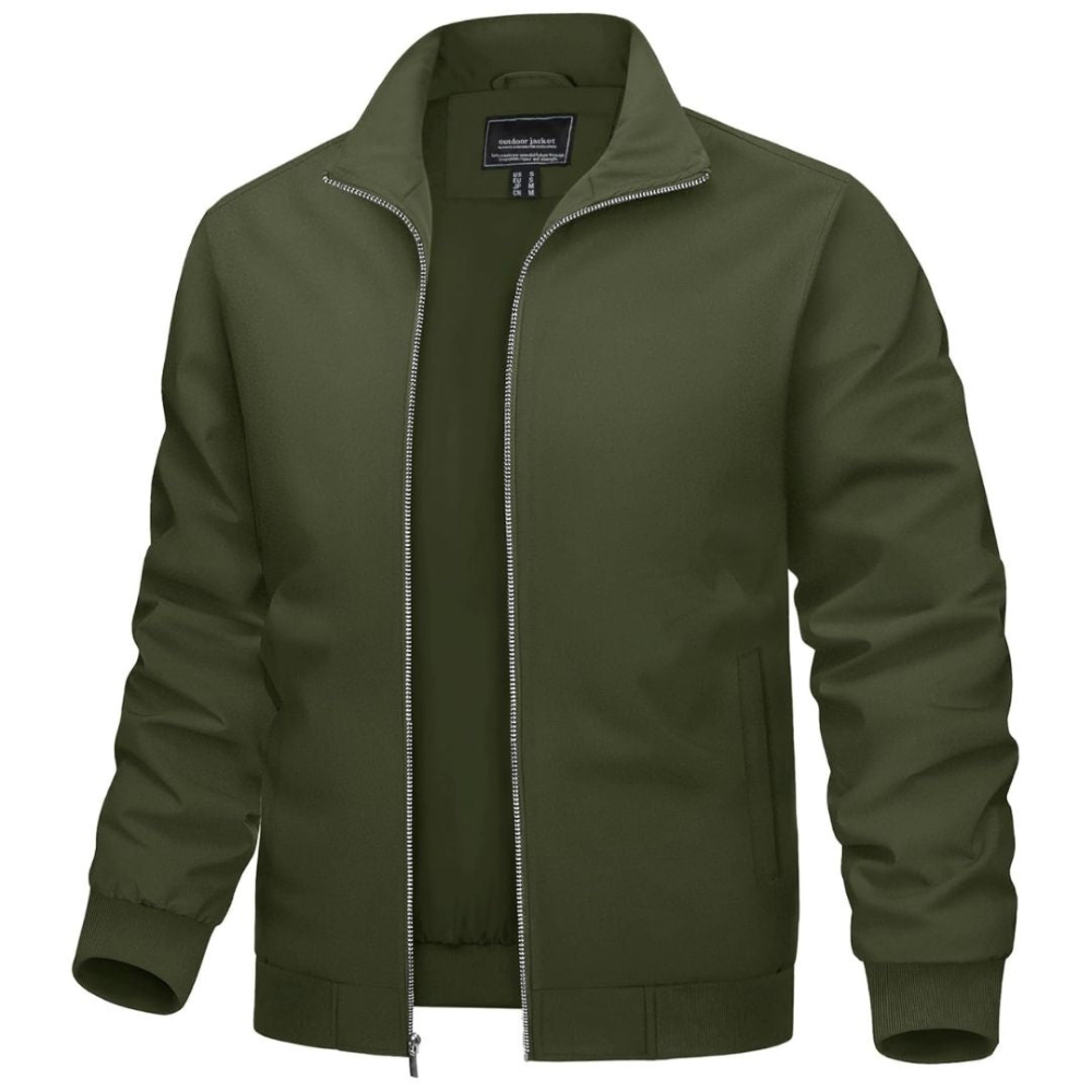 Comfortable Men's Slim Fit Bomber Jacket