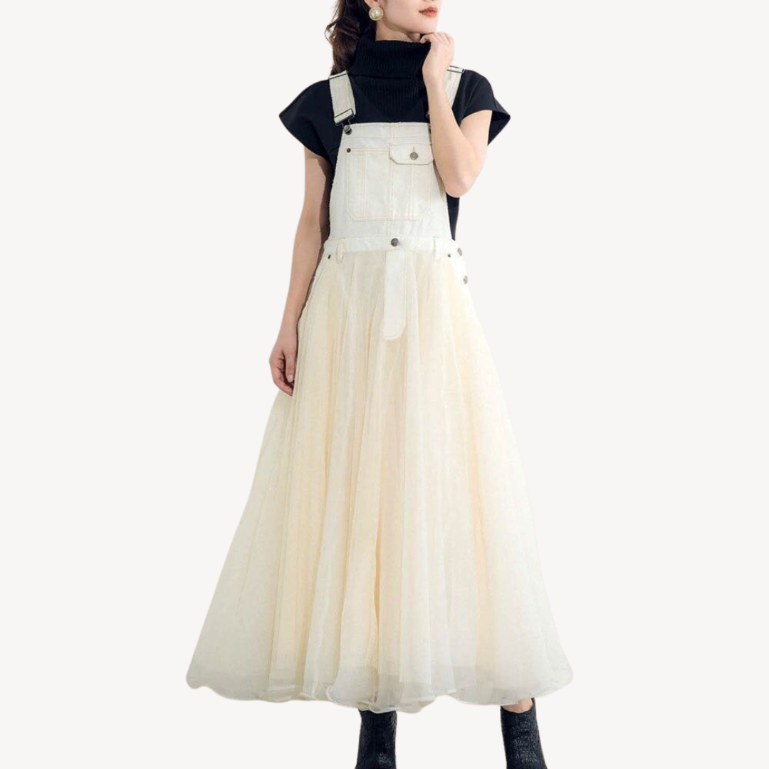 Ladies Blue Jeans Long Dress