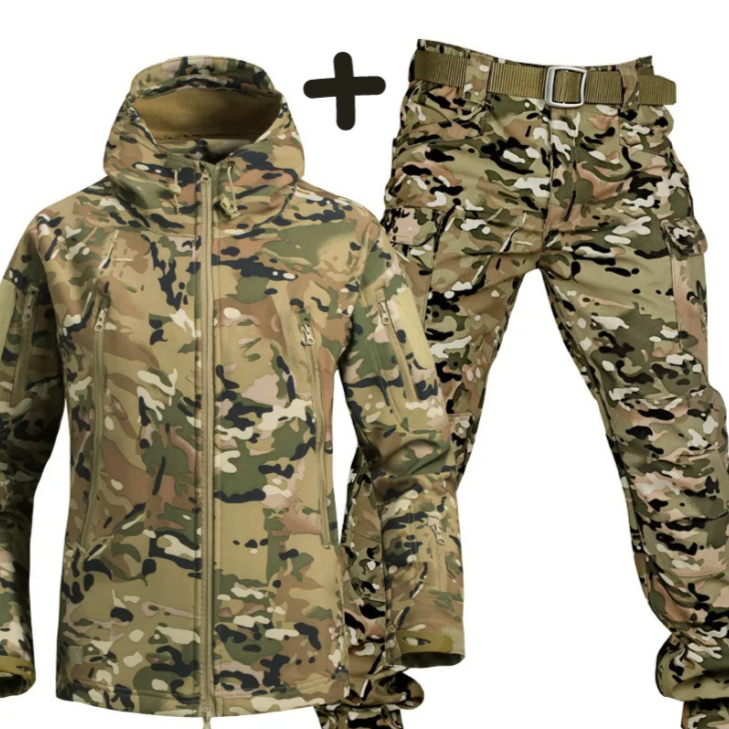 Tough Outdoor Cargo Jacket and Pants Set
